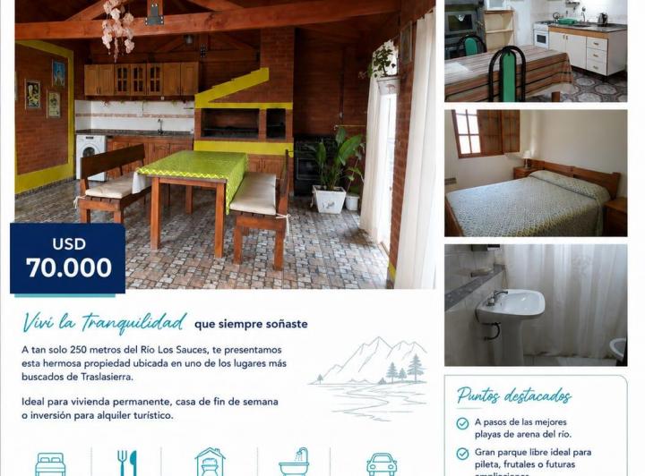 Casa · 80m² · 1 Dormitorio · 1 Cochera