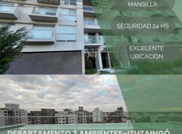 Departamento · 65m² · 3 Ambientes · 1 Cochera · Departamento en Venta 3 Ambientes Ituzaingó