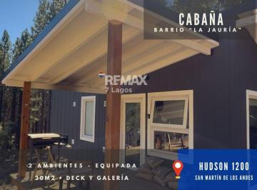 Casa · 30m² · 2 Ambientes · 1 Cochera · Cabaña 2 Ambientes en Bosque de Barrio Privado