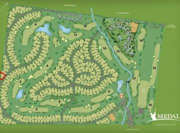 Terreno · 1043m² · Venta Lote en Medal Country Club Pilar - Permuta