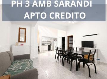 PH · 62m² · 3 Ambientes · Venta PH 3 Amb Sarandi Terraza Propia
