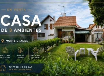PH · 86m² · 3 Ambientes · 1 Cochera · Venta Casa de 3 Ambientes | Monte Grande