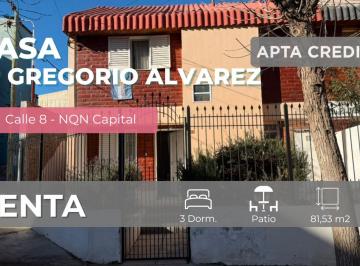 Casa · 82m² · 5 Ambientes · 1 Cochera · Venta Dúplex 3 Dorm. B° Gregorio Álvarez Nqn