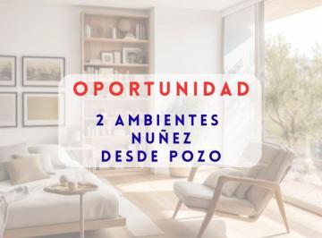 Departamento · 48m² · 1 Ambiente · Venta Depto 2 Ambientes Balcon Nuñez Desde Pozo