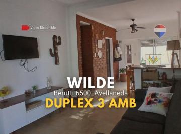 PH · 80m² · 3 Ambientes · 1 Cochera · Venta PH 3 Amb. con Garage, Patio y Parrilla Wilde