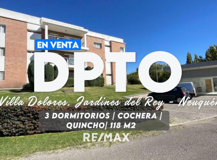 Departamento · 118m² · 4 Ambientes · 1 Cochera
