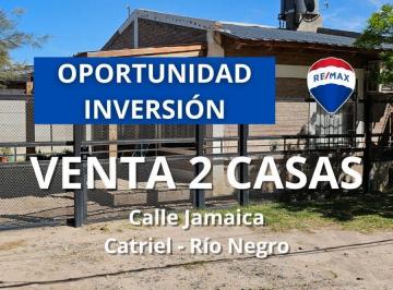 Casa · 123m² · 5 Ambientes · 2 Cocheras · Venta 2 Casas Calle Jamaica 267 Catriel Rio Negro