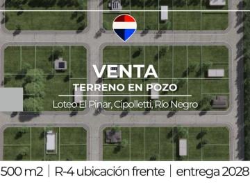 Terreno · 545m² · Venta Terreno en Pozo, Loteo El Pinar, Cipolletti