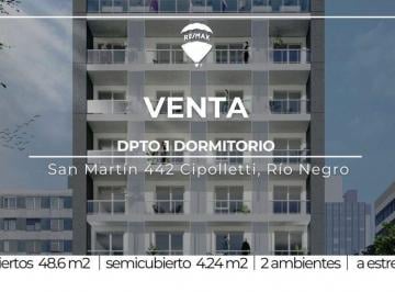 Departamento · 49m² · 2 Ambientes · Venta Dpto. 1 Hab. en Pozo, Edificio Sm 442, Cipo