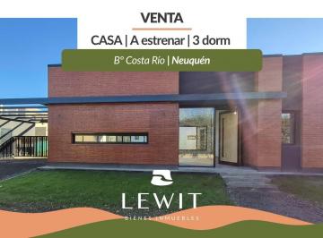 Casa · 170m² · 4 Ambientes · Venta Casa a Estrenar | 3 Dorm. | Bº Costa Río | Neuquén