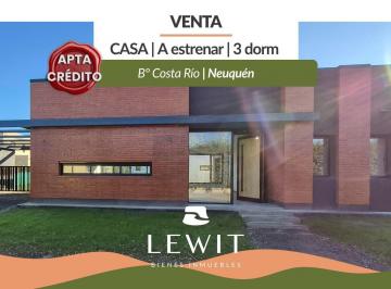 Casa · 170m² · 4 Ambientes · Venta Casa a Estrenar | 3 Dorm. | Bº Costa Río | Neuquén