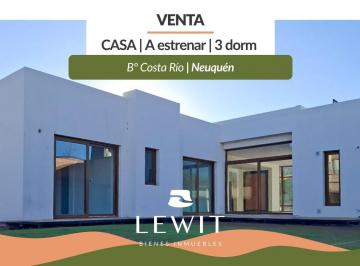 Casa · 165m² · 4 Ambientes · Venta Casa a Estrenar | 3 Dorm. | Bº Costa Río | Neuquén