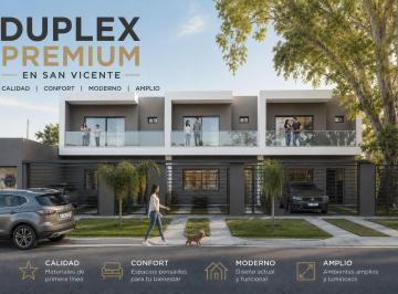 Casa · 96m² · 4 Ambientes · 1 Cochera · Venta Duplex 4 Amb San Vicente Pre Venta Pozo