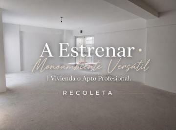 Departamento · 58m² · 1 Ambiente · Departamento Consultorio Oficina Venta Recoleta