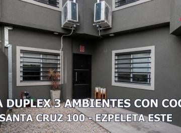 Casa · 54m² · 3 Ambientes · 1 Cochera · Dúplex 3 Amb a Estrenar Apto Crédito
