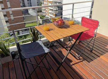 Departamento · 34m² · 1 Ambiente · 1 Cochera · Departamento en Belgrano - Piso Alto Amoblado Todo Luz y Sol!