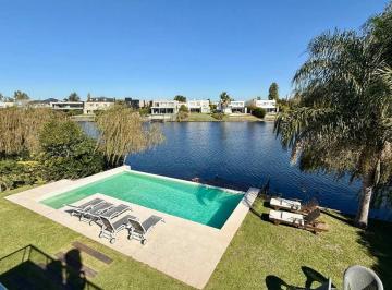 Casa · 413m² · 7 Ambientes · 3 Cocheras · Venta Casa 7 Amb a La Laguna Nordelta Alisos