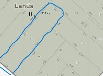 Terreno · 146m² · Venta de Lote en Lanus Este con Casa y Depto