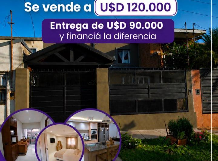Casa · 120m² · 4 Ambientes · 1 Cochera