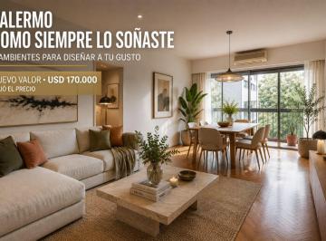Departamento · 77m² · 3 Ambientes · Depto 3 Amb en Palermo Para Reciclar Apto Credito
