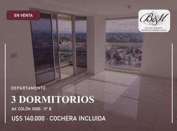 Departamento de 6 ambientes, Córdoba · Departamento en Venta de 3 Dorm. con Cochera en Colón 3500