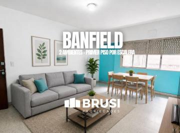 Departamento · 56m² · 2 Ambientes · Departamento en Venta en Banfield - 2 Ambientes - Primer Piso por Escalera
