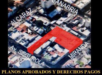 Terreno · 1922m² · Venta Terreno en Villa del Parque con Planos Aprobados
