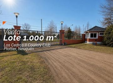Terreno · 1000m² · Venta Lote 1.000 m² - Barrio Cerrado Los Cedros II - Plottier