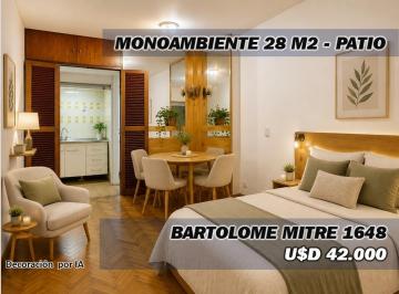 Departamento · 28m² · 1 Ambiente · Monoamb. B. Mitre 1648 Congreso, Pb C/patio.