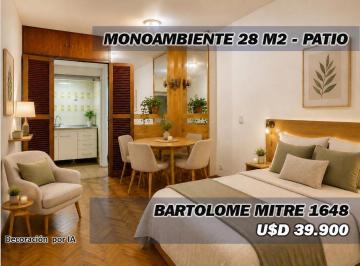 Departamento · 26m² · 1 Ambiente · Monoamb. B. Mitre 1648 Congreso, Pb C/patio.