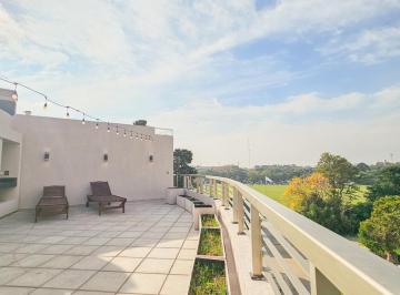 Departamento · 53m² · 2 Ambientes · 1 Cochera · Dúplex Premium con Terraza Privada y Vista Abierta a La Cancha de Polo | Cochera, Gym y Parrilla