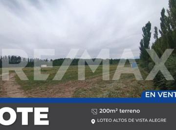 Terreno · 200m² · Lotes 200 m² en Venta Altos de Vista Alegre