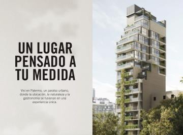Departamento · 45m² · 2 Ambientes · 2 Ambientes con Terraza Propia de 16 m² en Palermo, en Pozo