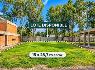Terreno · 420m² · Venta de Lote en Barrio Cerrado Listo Para Escriturar