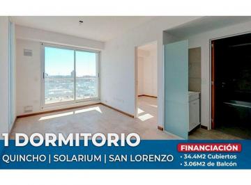 Departamento · 34m² · 2 Ambientes · 1 Cochera · Departamento en Venta 1 Dormitorio San Lorenzo
