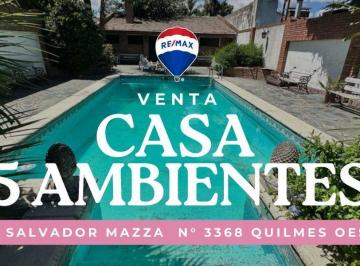Casa · 300m² · 3 Ambientes · 1 Cochera · Venta Casa 5 Amb con Piscina y Cochera - Quilmes