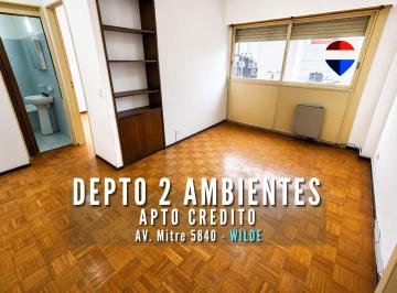 Departamento · 36m² · 2 Ambientes · Venta Departamento 2 Amb – Wilde - Apto Credito