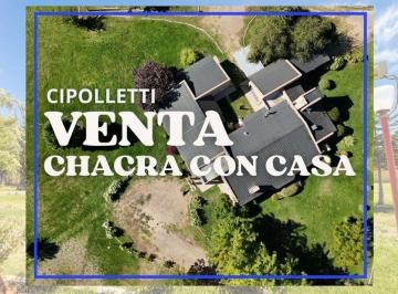 Campo · 5ha · Venta Chacra con Casa Cipolletti