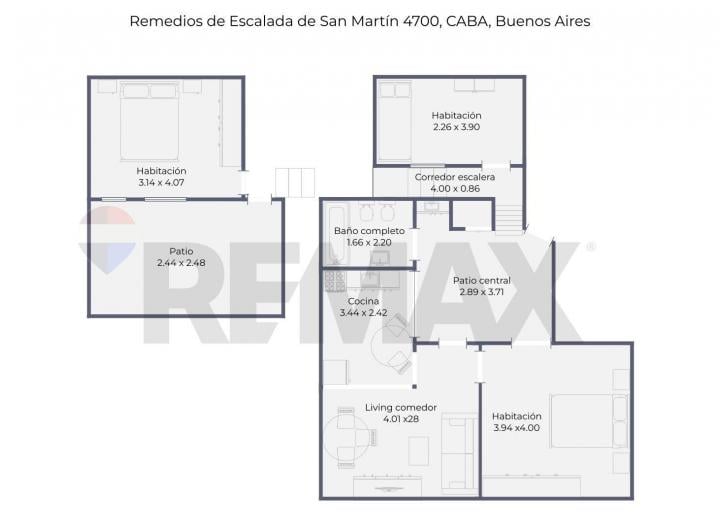 PH · 64m² · 4 Ambientes