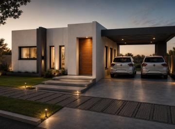 Casa · 150m² · 5 Ambientes · 2 Cocheras · Hermosa Casa en Pozo en Barrio Privado La Bastilla