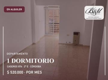 Departamento de 3 ambientes, Córdoba · Departamento en Alquiler de 1 Dormitorio · Caseros 874, Córdoba