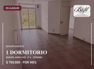 Departamento de 2 ambientes, Córdoba · Departamento en Alquiler de 1 Dormitorio con Balcón Frente a Ciudad Universitaria