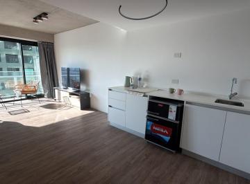 Departamento · 31m² · 1 Ambiente · Monoambiente Equipado con Balcón en Piso Alto en Quartier del Bajo - Puerto Madero