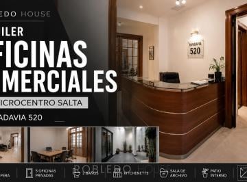 Oficina comercial · 215m² · 7 Ambientes · Casa en Alquiler Para Emrpesa 7 Despachos, Frenta a La Legislatura de Salta Capital
