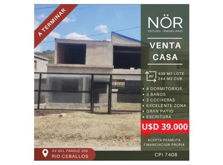 Casa · 240m² · 3 Ambientes · 1 Cochera