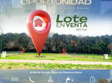 Terreno , Córdoba · Lote de 927 m 2 en B° Cerrado Tierra de Pioneros - a 5 Min de Cba