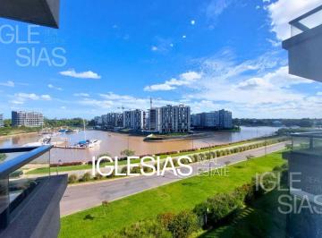 Departamento · 55m² · 2 Ambientes · 1 Cochera · Departamento en Alquiler Vista Al Río, Espigón, Puerto Escondido, Nordelta