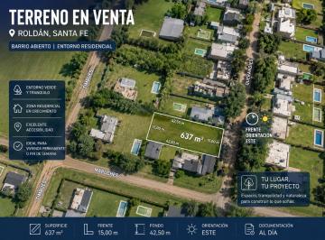 Terreno · 637m² · Terreno en Venta 637 m² Roldán. Entorno Residencial