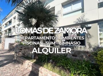 Departamento de 2 ambientes, Lomas de Zamora · Alquiler Departamento 2 Ambientes con Balcón, Sum, Pileta, Gimnasio - Lomas de Zamora - Barón Center