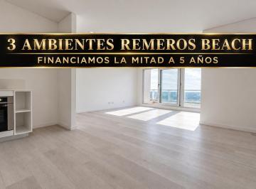 Departamento · 76m² · 3 Ambientes · 2 Cocheras · Departamento en Venta 3 Ambientes en Remeros Beach Full Amenities